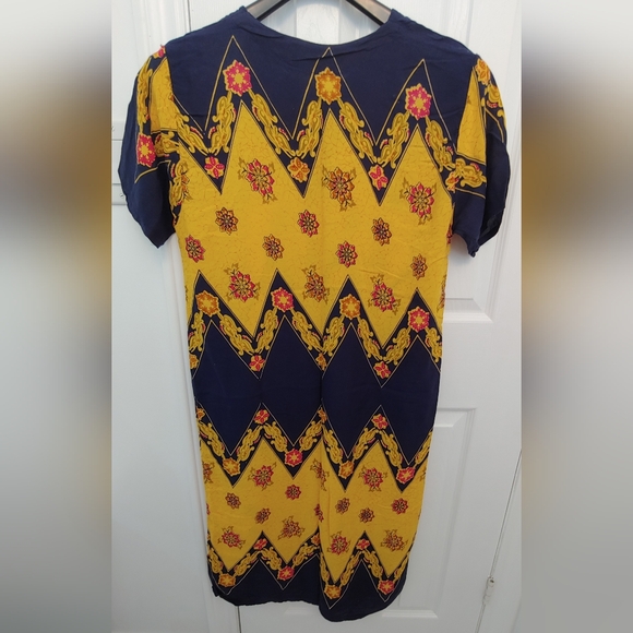 Women Indonesian/Malaysian Batik Dress Size L/XL - Picture 2 of 2